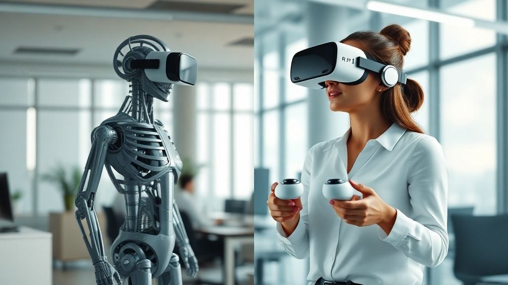 VR头显驱动J9九游会人形机器人进化